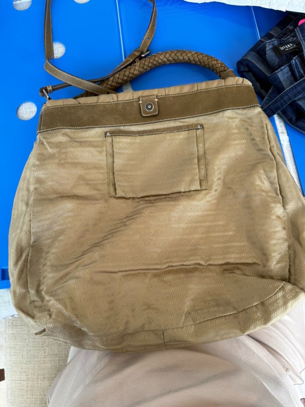 Prada Tessuto Gaufre Hobo Bag (Early 2000's) - Picture 7 of 9